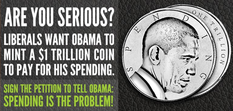 Republicans circulate petition against ‘Obama’ $1 trillion coin