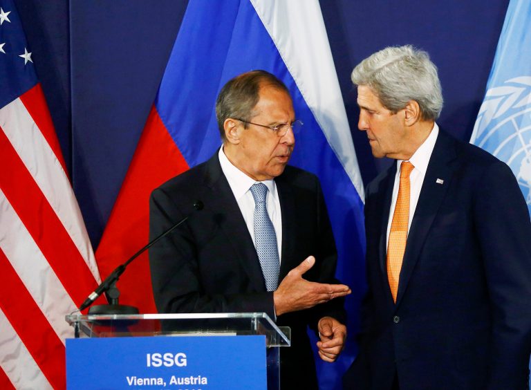 The Russians might not accept John Kerry's demand. Sergei Lavrov has already accused the United States of letting opposition groups violate the cease-fire. (AP Photo)