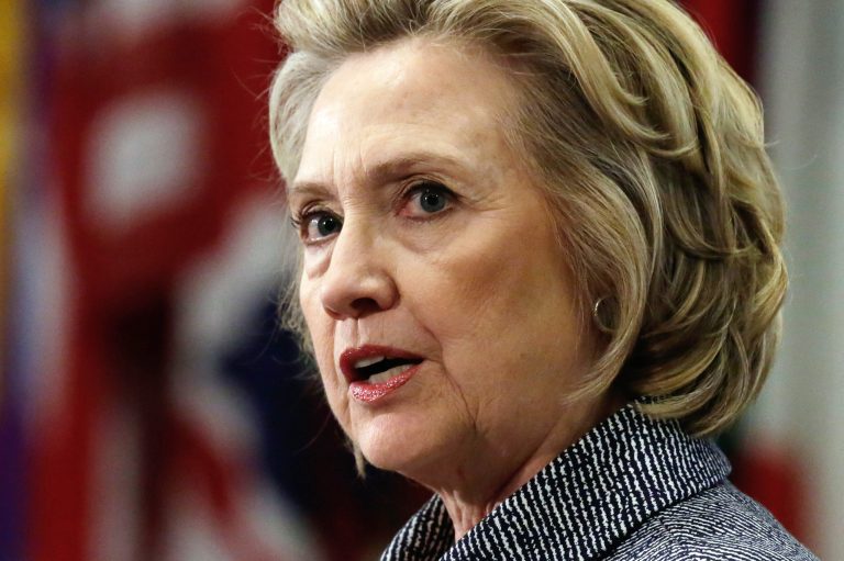 Hillary Rodham Clinton answers questions at a news conference at the United Nations, Tuesday, March 10, 2015. (AP Photo/Richard Drew)