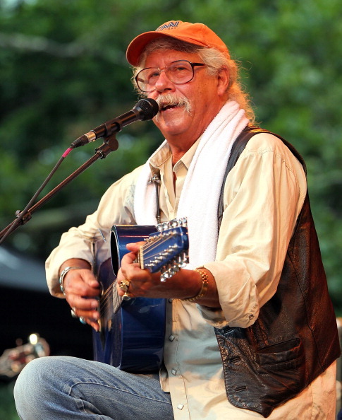 NEW YORK, NY - JULY 15:  Singer / Musician Arlo Guthrie performs during the Guthrie Family Reunion Celebrating Woody's 100th  at the Central Park SummerStage on July 15, 2012 in New York City.  (Photo by Jeffrey Ufberg/Getty Images)