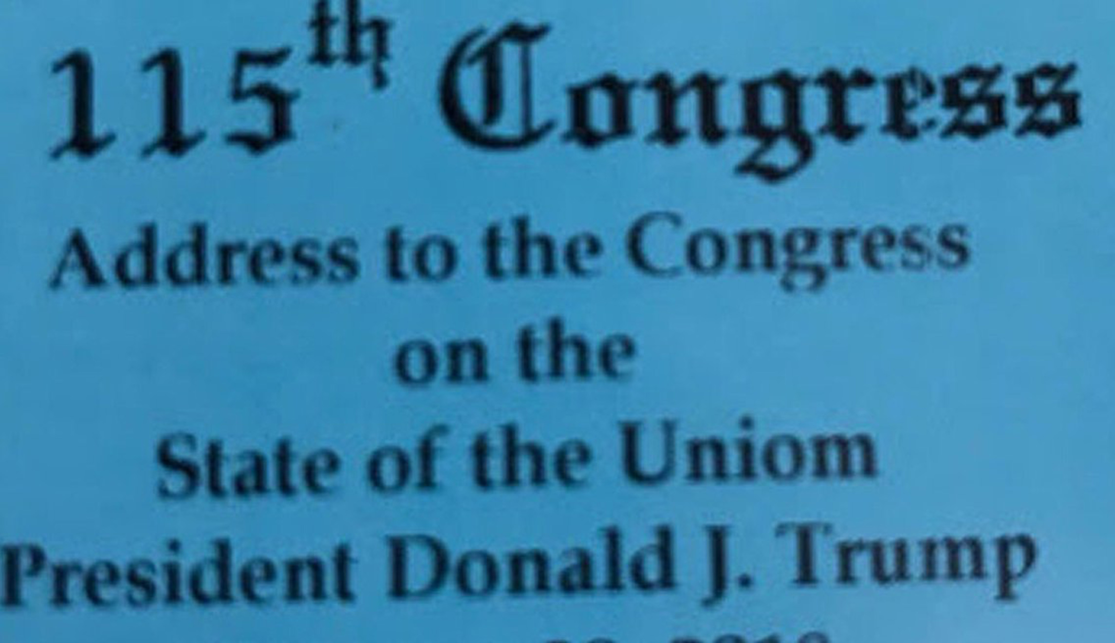 House hands out State of the ‘Uniom’ tickets