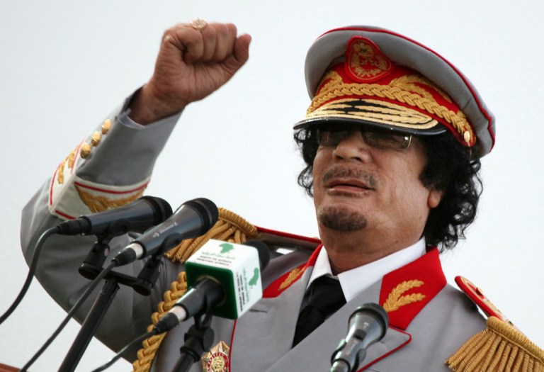 In early 2011 President Obama and Secretary of State Hillary Clinton, for disproven reasons, decided to remove Moammar Gadhafi from power. (AP Photo/ Abdel Magid Al Fergany, File)