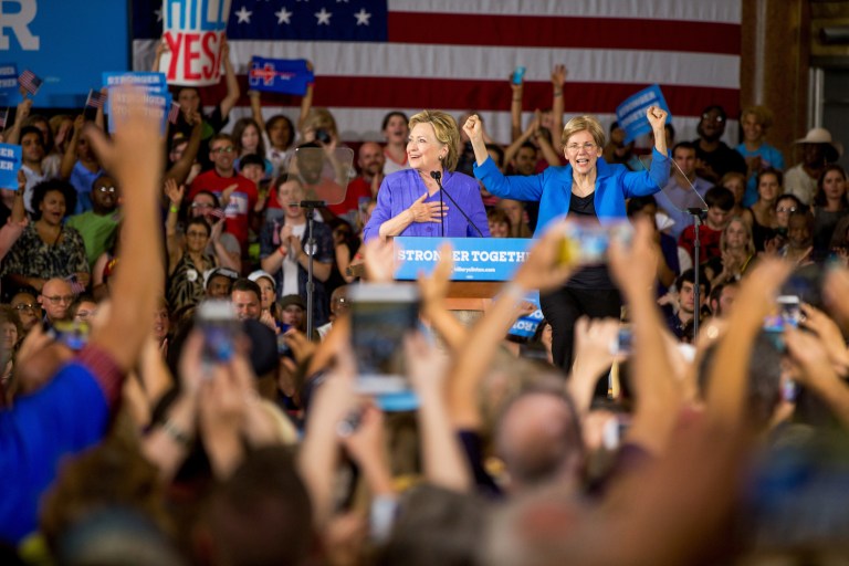 Clinton is expected to announce her running mate pick sometime in the next week before heading to the Democratic National Convention. (AP Photo/Andrew Harnik)