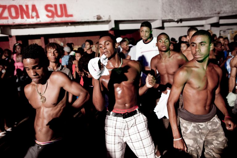   In this Feb. 3, 2012 photo, people dance at a funk 