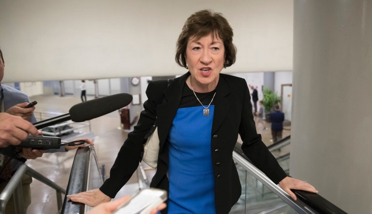 Sen. Susan Collins said she voted against the Senate's 