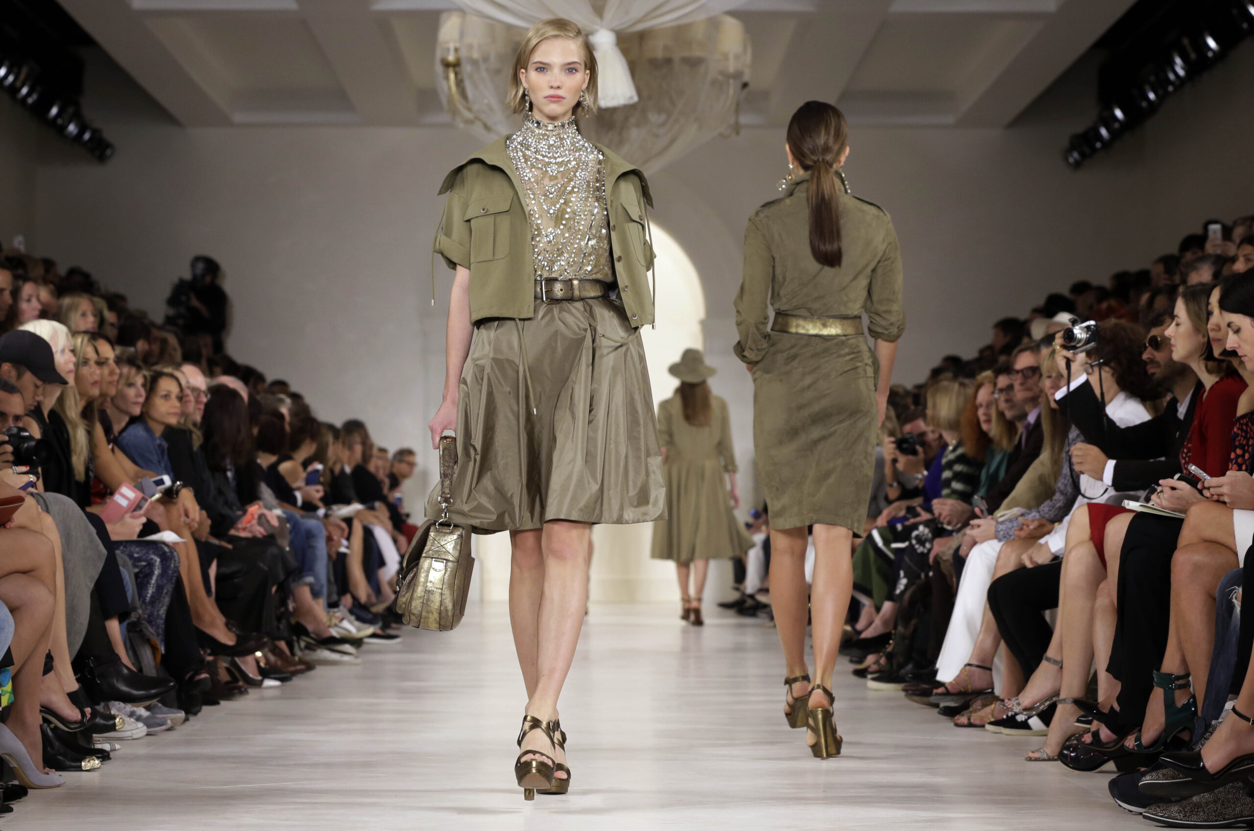 Ralph Lauren takes audience on a glam safari
