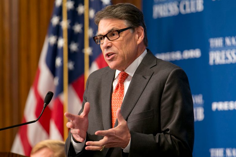 Republican presidential candidate, former Texas Gov. Rick Perry speaks at the National Press Club in Washington, Thursday, July 2, 2015. (AP Photo)Â 