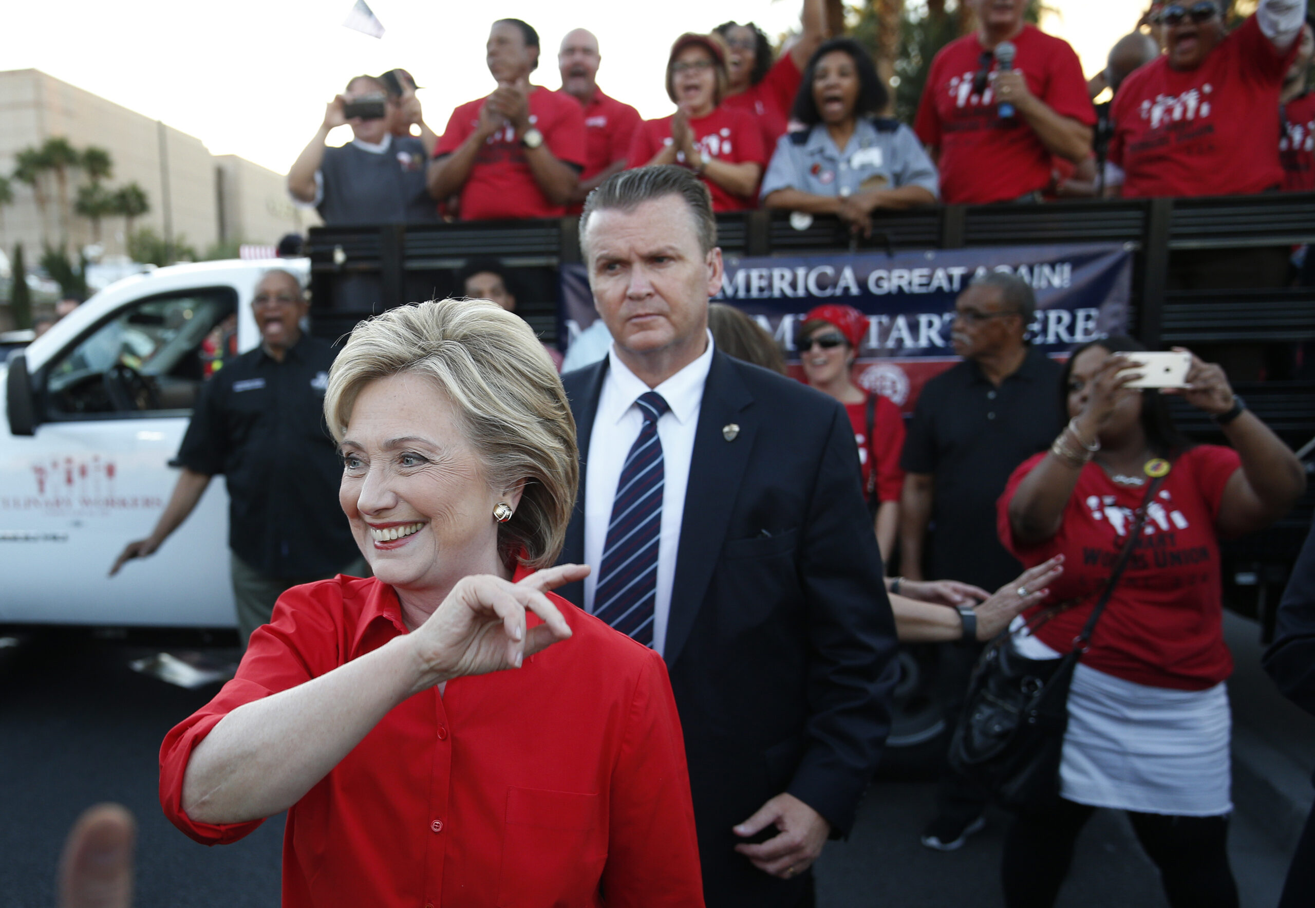 Hillary claims 70 percent of union members, 10 million supporters