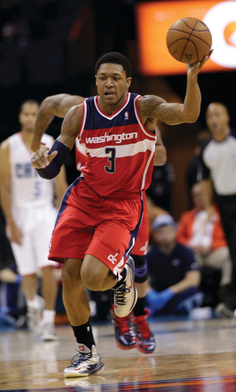 Chuck Burton/AP
Wizards guard Bradley Beal received 28 out of a possible 29 first-team votes for the NBA all-rookie team.