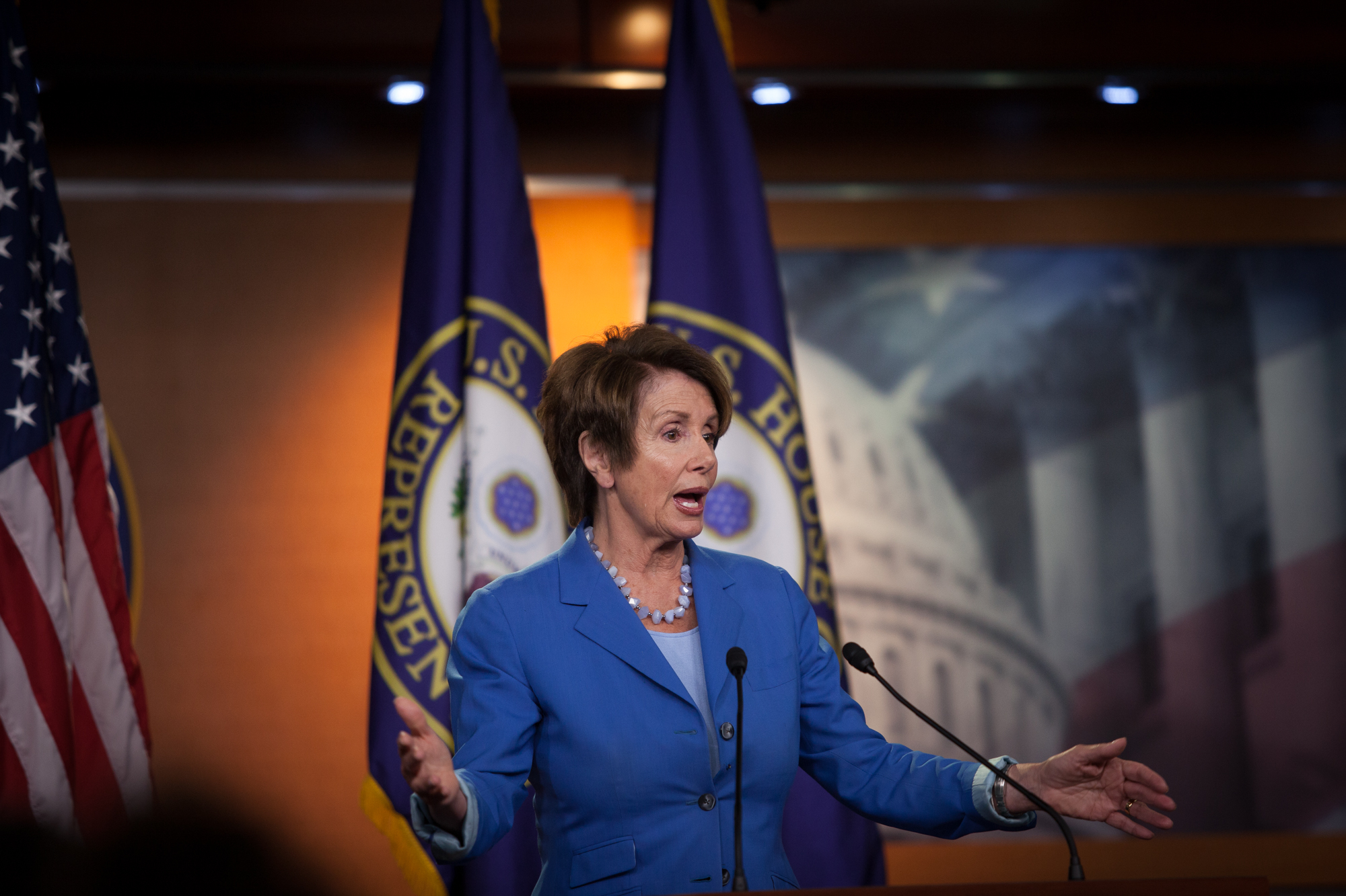 Nancy Pelosi takes parting shots at GOP before House leaves town