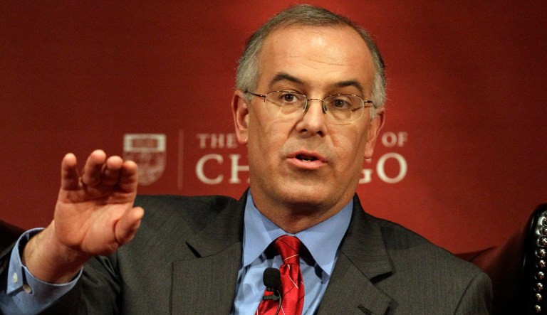 David Brooks, New York Times columnist, said the Whitewater scandal that engulfed the Clintons in the 1990s was more substantial for its time than the current investigation into whether President Trump's campaign colluded with Russia. (AP Photo/Nam Y. Huh)