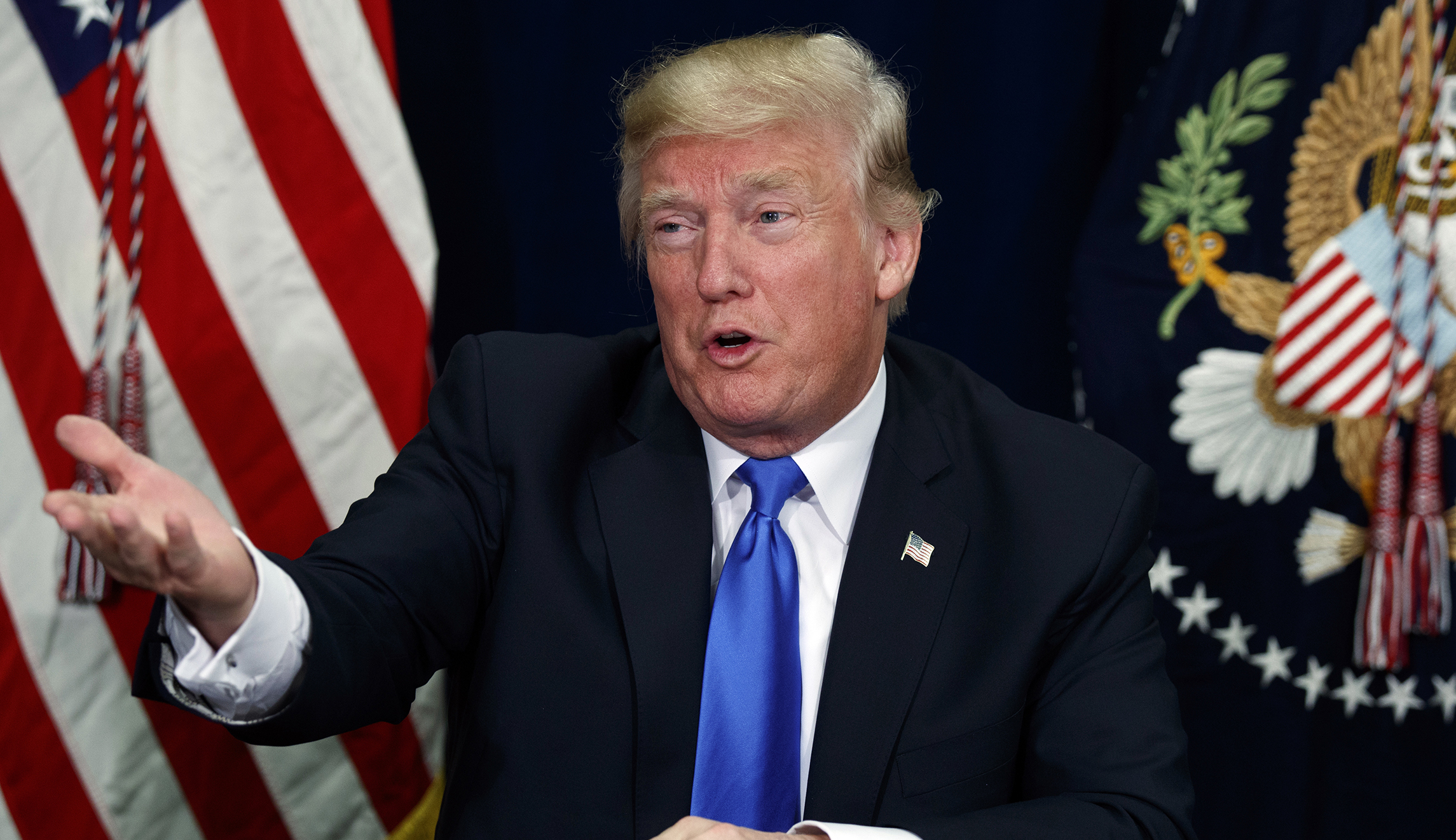 Trump touts GDP growth, Carter comments instead of reacting to indictments in Russia probe