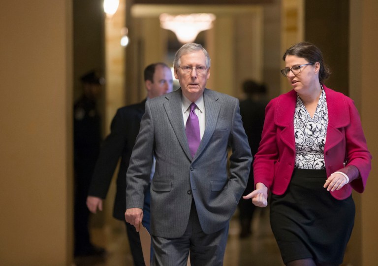 Some activists and conservative lawmakers are clamoring for Senate leadership to eliminate the filibuster. (AP Photo/J. Scott Applewhite)