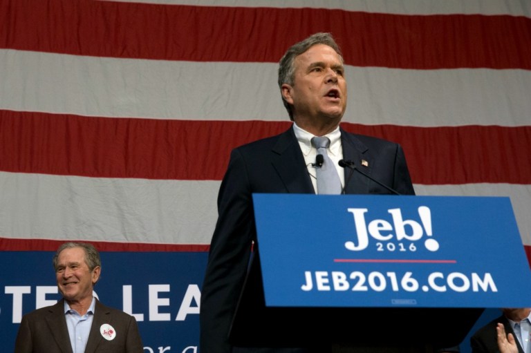 Jeb Bush said a key takeaway of his debate preparation is that he must not only confront Donald Trump head on, but it's also important that he has the final say. (AP Photo)