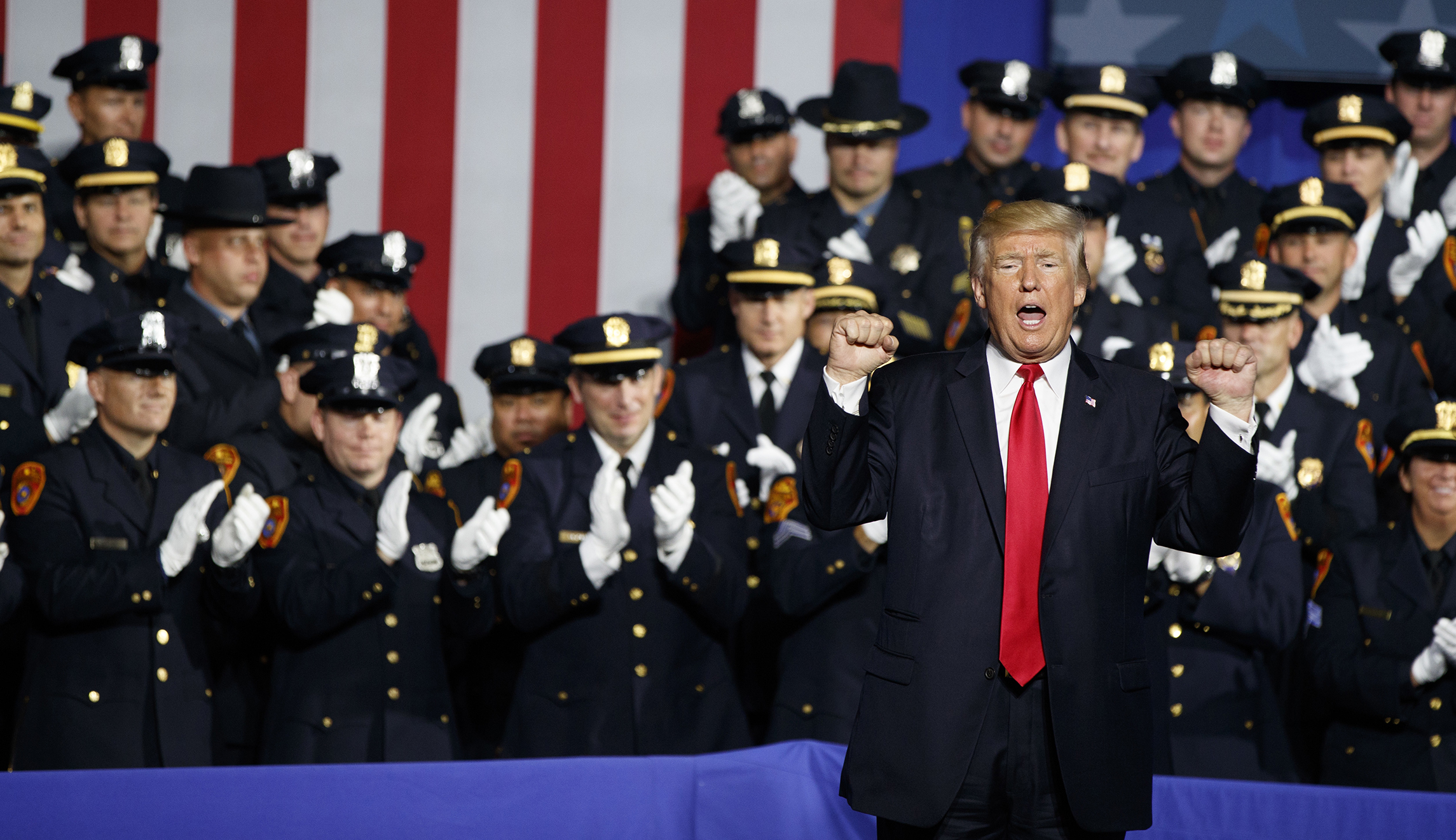 Hot-take: Trump’s police joke, ‘don’t be too nice’ was pretty funny