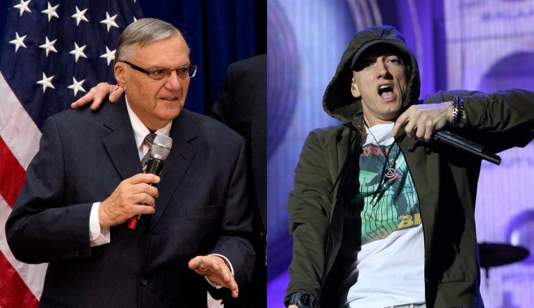 Lifting from rapper Eminem's hit 