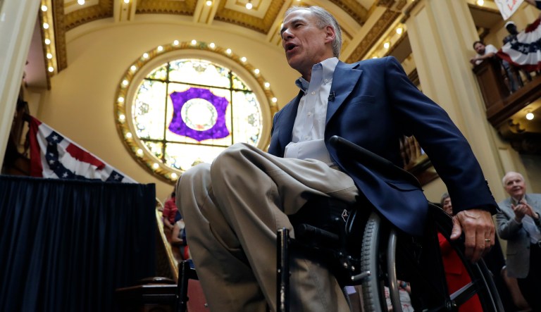 Texas Gov. Greg Abbott signed into law a bill that bans insurers from covering abortions, obligating women to pay a separate premium if they want coverage for the procedure when it is performed outside of medical emergencies. (AP Photo/Eric Gay)