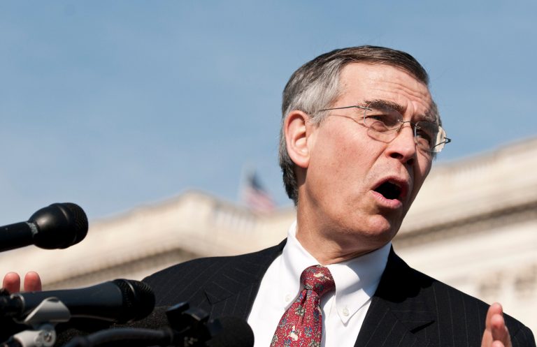 Rep Rush Holt says he will not seek re-election in November and will retire from Congress when his term ends in January. (Photo by Kris Connor/Getty Images)