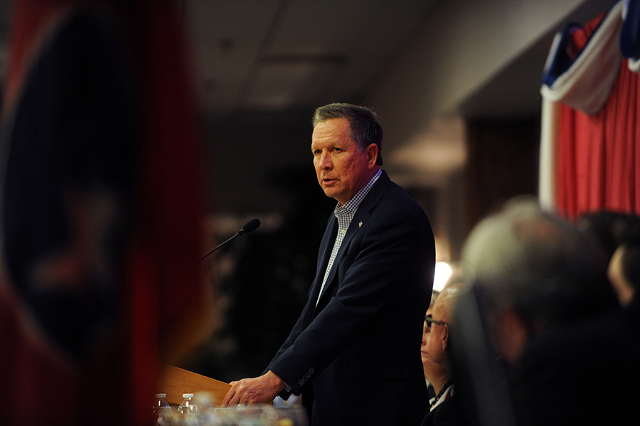 Fiesty Kasich says everything going to plan