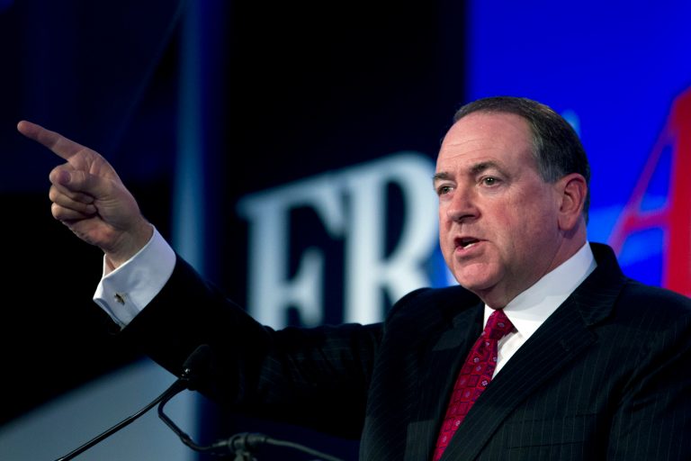 Republican presidential candidate, former Arkansas Gov. Mike Huckabee isÂ panning Washington as a 