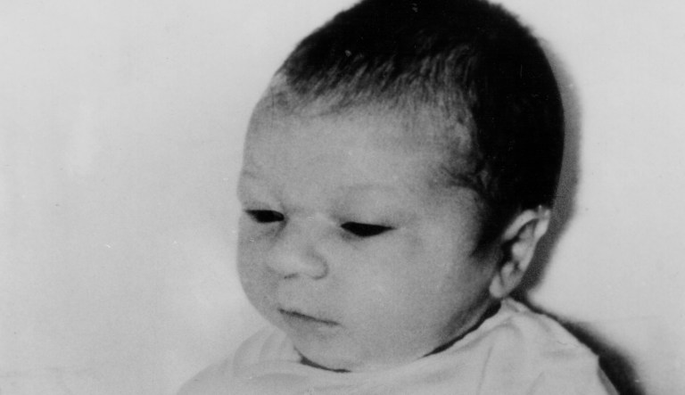 New-born Paul Joseph Fronczak is shown April 26, 1964, shortly after his birth at Michael Reese Hospital in Chicago. The baby was taken from his mother's arms by a woman dressed as a nurse who told her he needed a medical exam and then never returned him to the nursery.