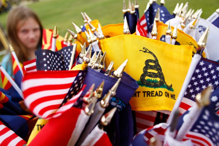 Federal Election Commission officials may take the nearly unprecedented step of exempting a Tea Party group from disclosing its donors due to concerns its supporters could face harassment and retaliation from government officials such as the Internal Revenue Service and private citizens. (Photo by Joshua Lott/Getty Images)