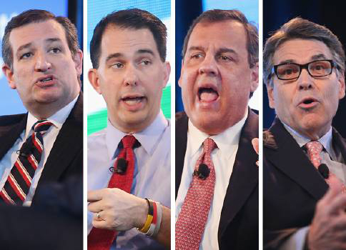 Republican presidential hopefuls barnstorm New Hampshire