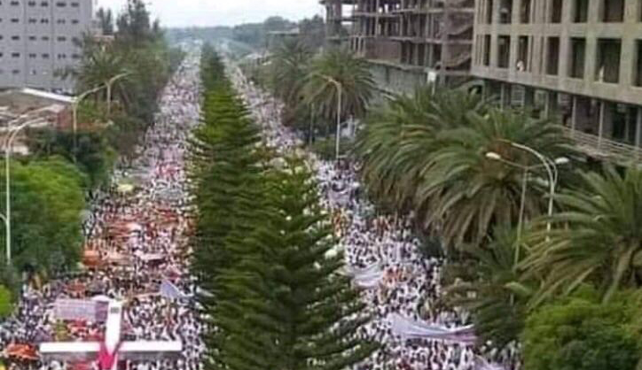 Ethiopian Christians march to protest church burnings
