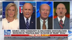‘Shut up, shut up!’: Fox panel erupts as Giuliani threatens libel against former Schumer aide