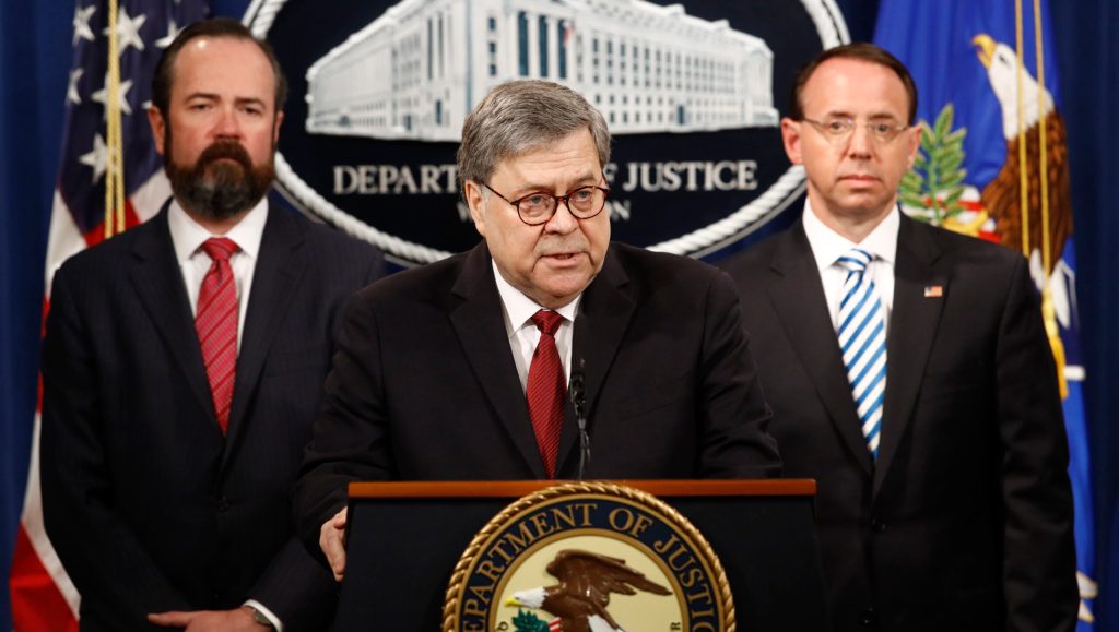 White House emphasizes ‘no collusion’ conclusion from Barr in series of tweets