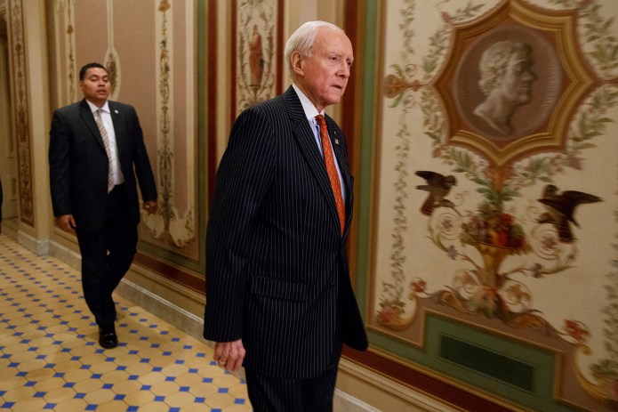Sen. Orrin Hatch, R-Utah, who authored the bill overturning the rules, earlier this month said they are "yet another example of the previous administration's preference for government solutions to every problem and its affinity for over-regulation and bureaucratic red tape," according to a release. (AP Photo/Evan Vucci, File)