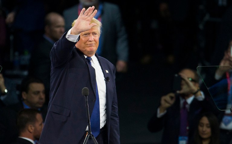 Until now, Trump has declined to share many specifics about his foreign policy outlook. But that will change on Wednesday, says CNI president Dimitri Simes. (AP Photo/Evan Vucci)