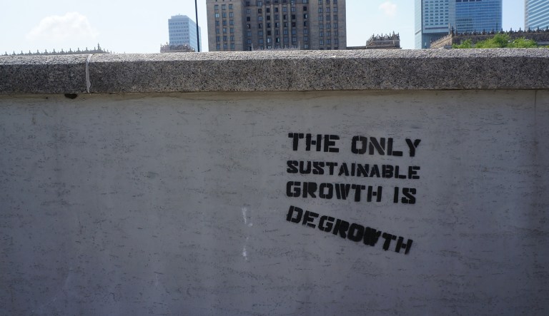 From their perspective, government shouldn't simply control the means of economic production, it should actively work to reduce GDP. (Pixabay)