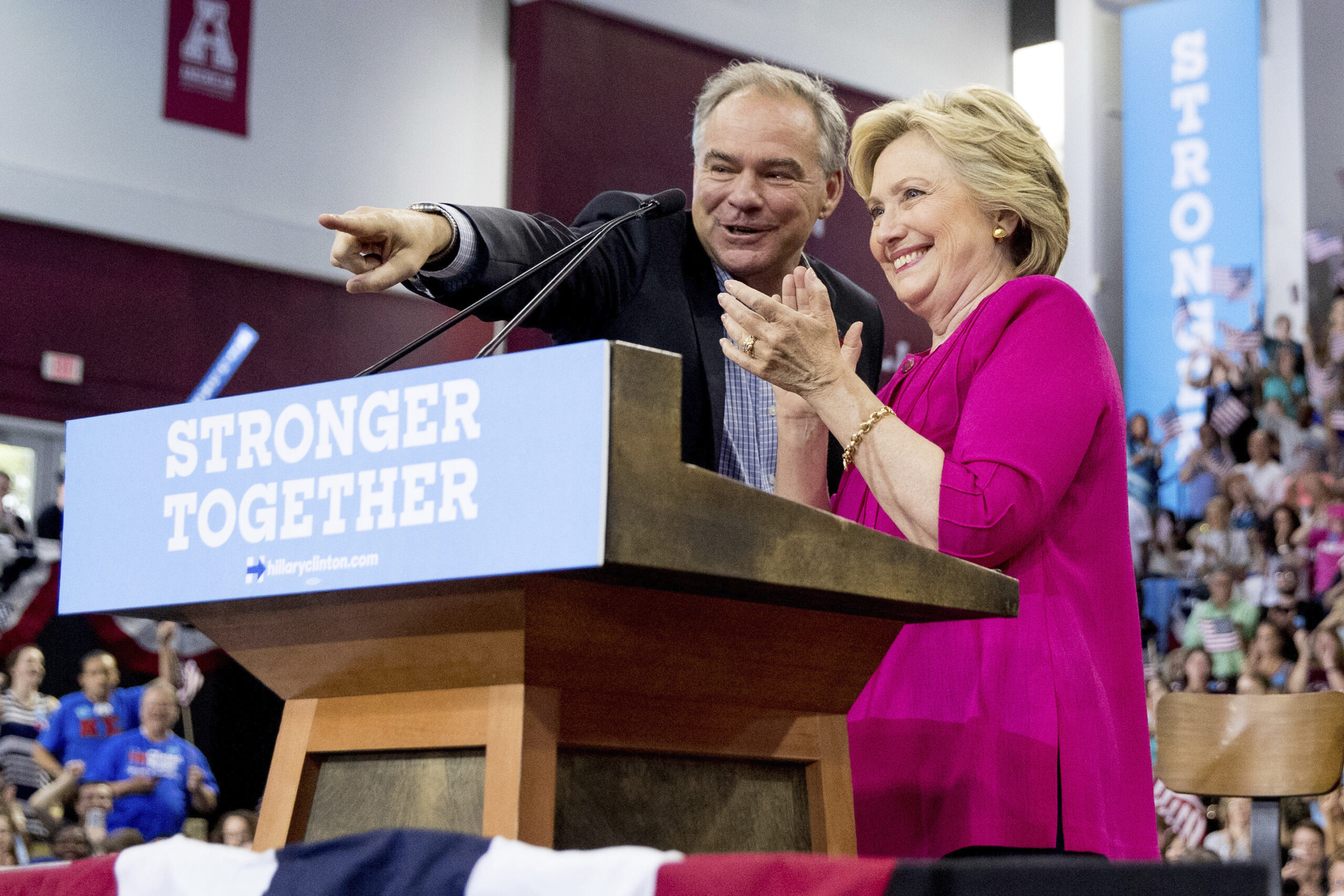 Clinton, Kaine have already raised more than $57 million in August