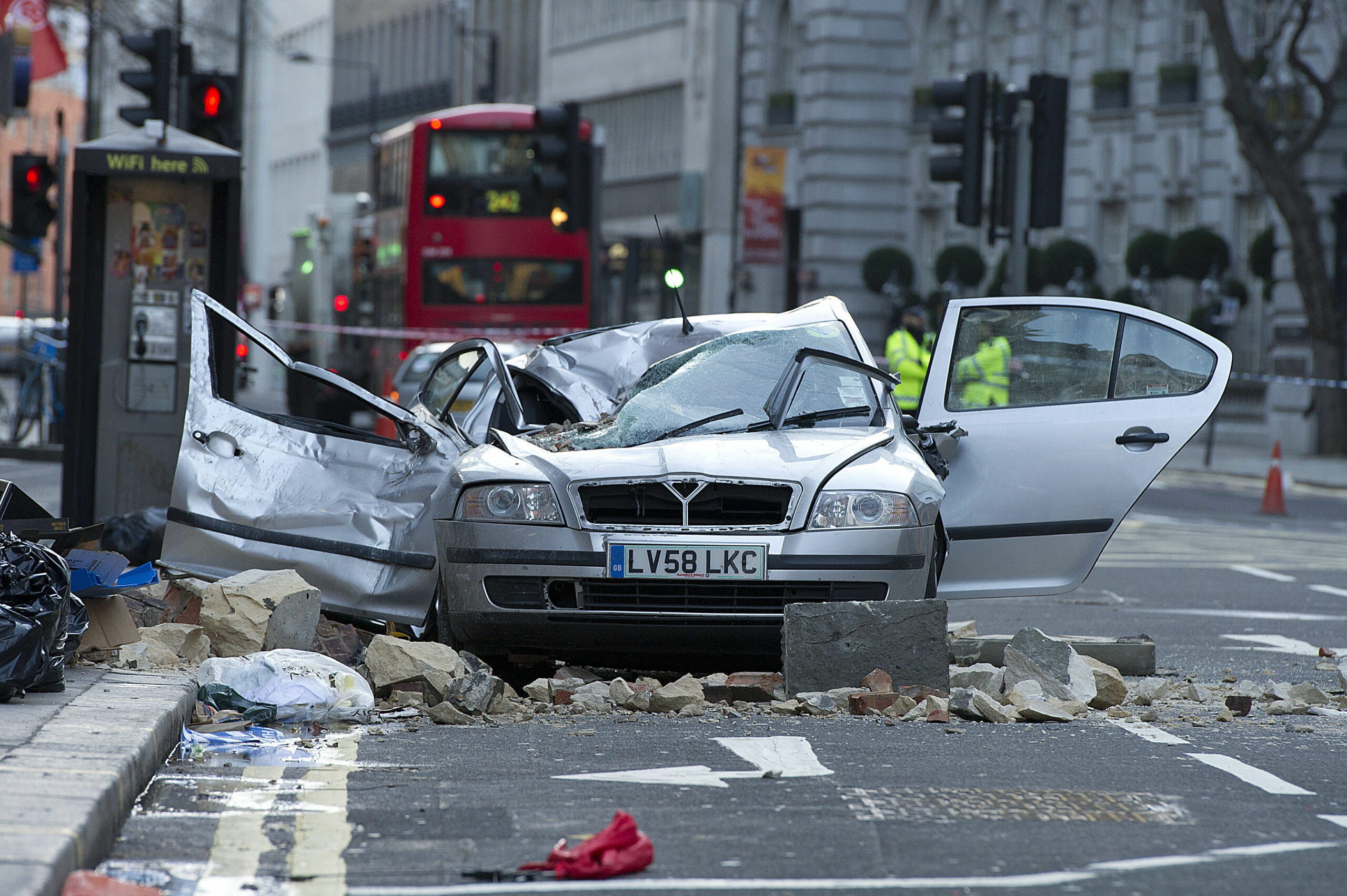 UK taxi driver crushed to death in windstorm