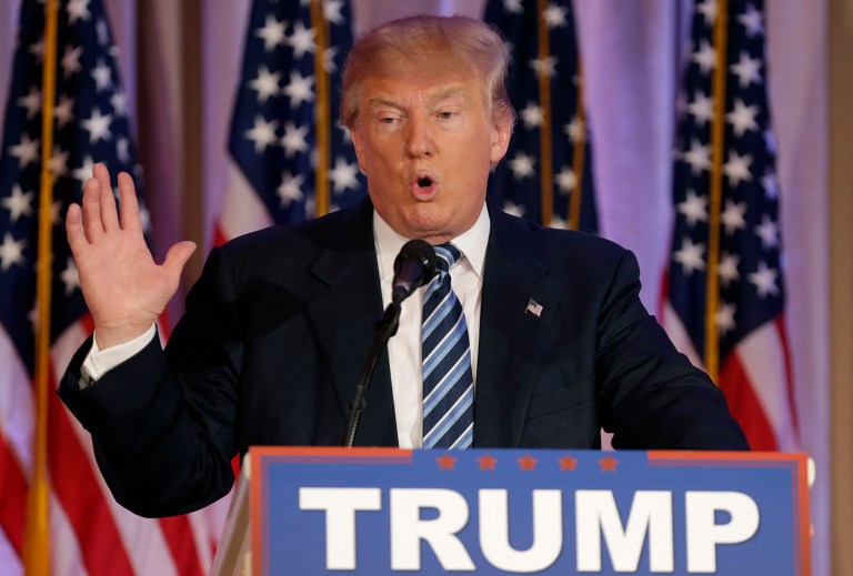 Donald Trump will soon participate in a fundraiser at the former home of 1964 Republican presidential nominee Barry Goldwater. (AP Photo/Lynne Sladky, File)