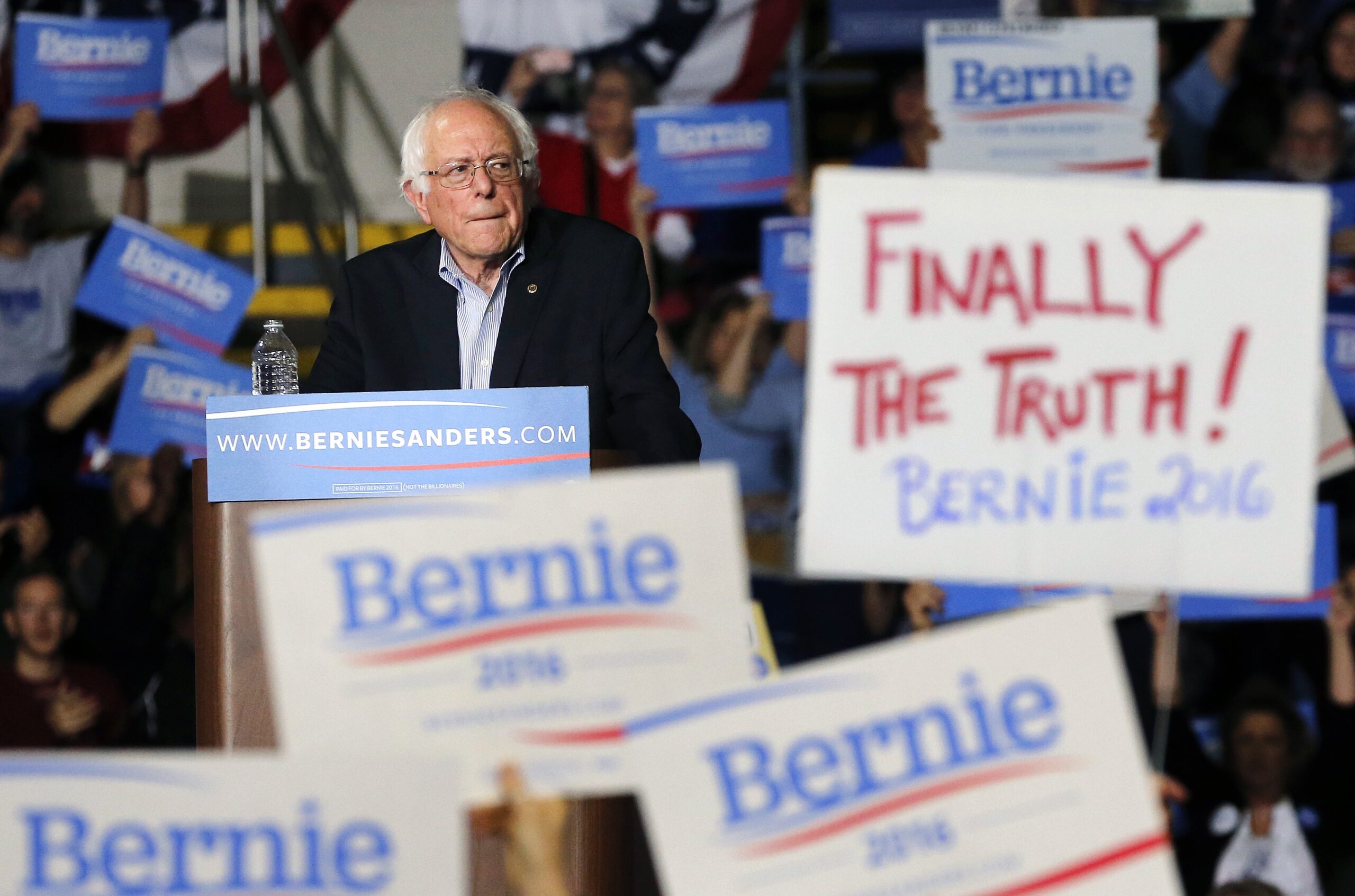 Sanders echoes Clinton on gun restrictions