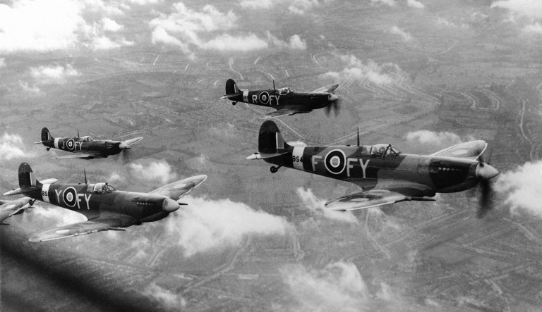 In what became known as the Battle of Britain, between July and October 1940, hundreds of British pilots from RAF Fighter Command launched almost daily defensive sorties against German strike groups. (AP Photo)
