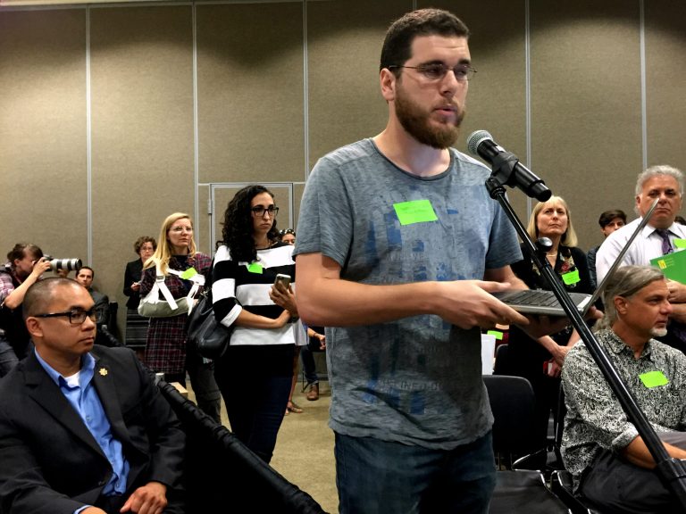 Colleges and universities remain largely no-go territory for those who disagree with prevailing campus opinion. (AP Photo/Damian Dovarganes)