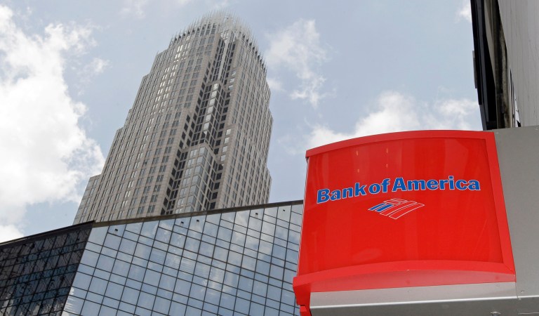 The eight biggest U.S. banks, like Bank of America, would have to roughly double their capital levels to qualify for Rep. Jeb Hensarling's plan. (AP Photo/Chuck Burton, File)