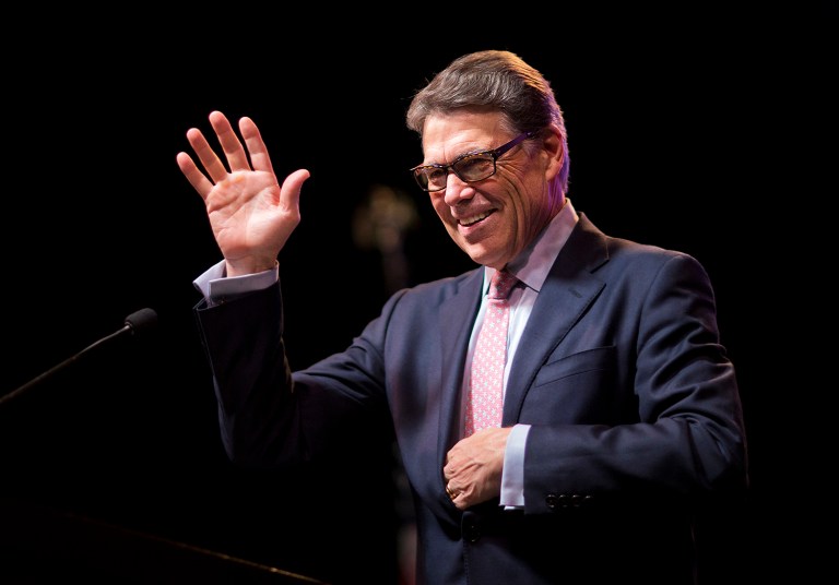 Ironically, the Department of Energy was the department Rick Perry could not recall when he memorably struggled to list the federal agencies he would close during a 2012 presidential debate. (AP Photo)
