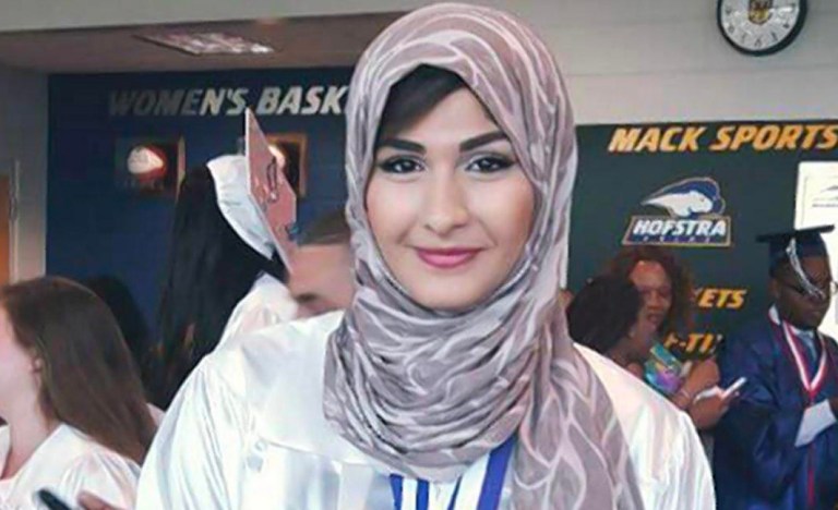 Yasmin Seweid, 18, claimed on Dec. 2 that she was bullied on the subway by drunk Trump supporters. (Facebook)
