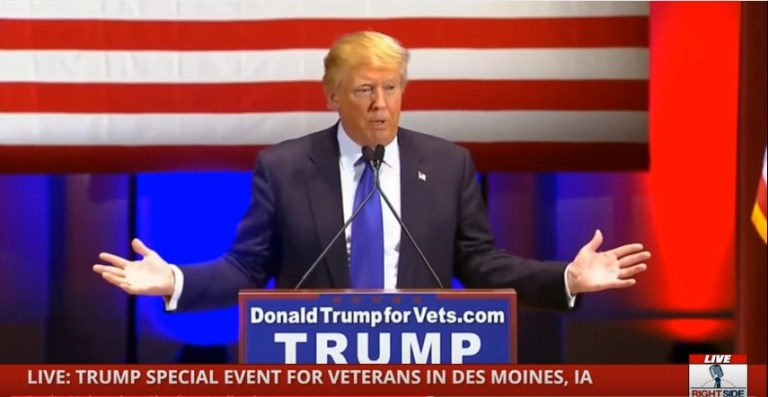 Report: Vets Charity Turns Down Trump Cash (Updated)