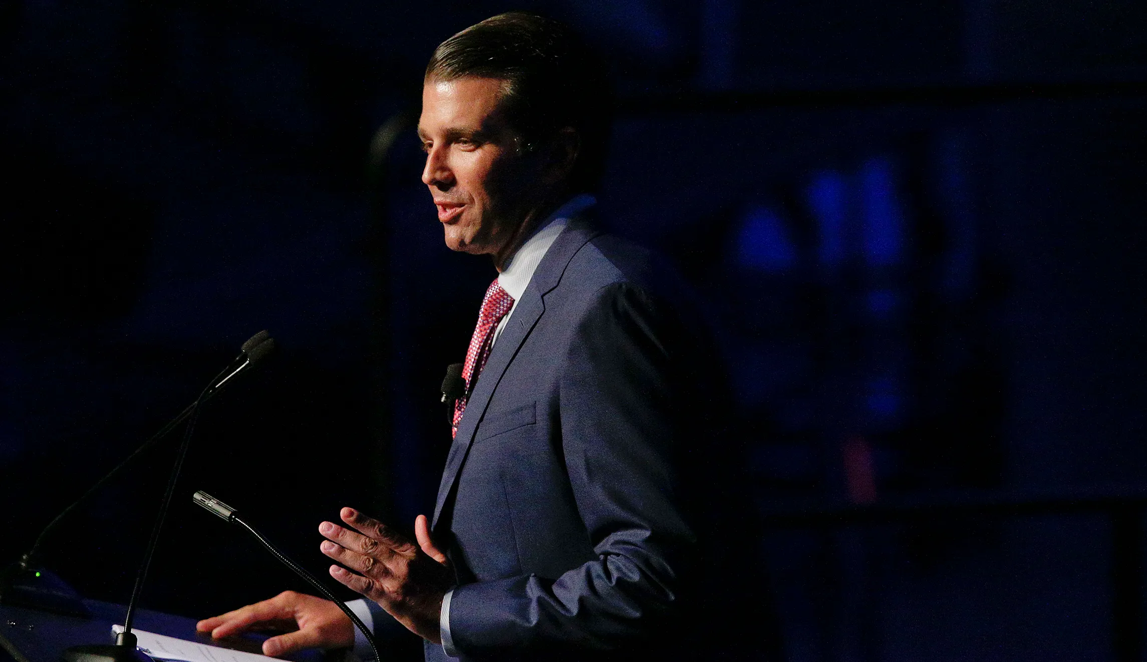 Donald Trump Jr. and Jimmy Kimmel spar after the late night host calls on President Trump to quit