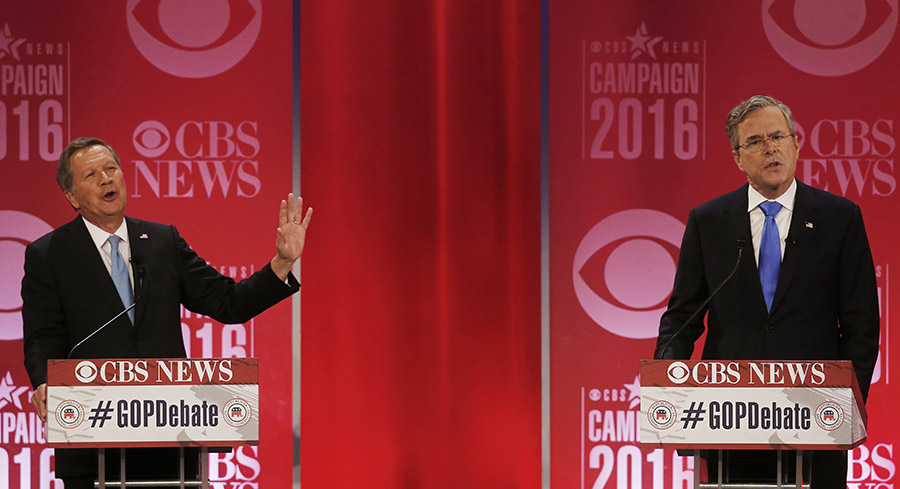 Bush chides Kasich on Medicaid expansion