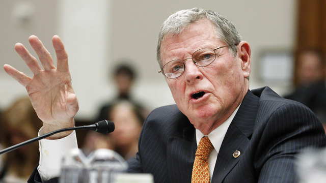 Sen. James Inhofe, R-Okla., wants to know why the EPA has ignored a federal law requiring the agency to publish its proposed regulatory agenda every six months. The last time EPA did so was October 2011.  (AP Photo/Manuel Balce Ceneta)