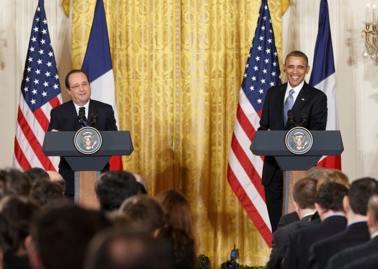 Obama, Hollande tackle tenuous diplomatic efforts