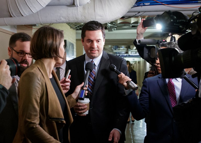 Nunes could show his leaks if the news media will show theirs. (AP Photo/J. Scott Applewhite)