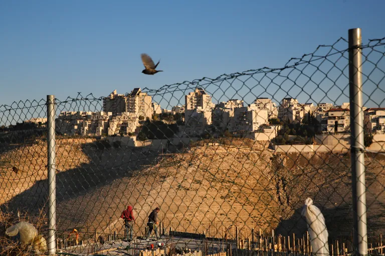 President Trump said Thursday that settlements in occupied Palestinian territory 