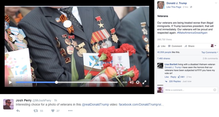 (Photo courtesy of screen shot of the tweet from Josh Perry)